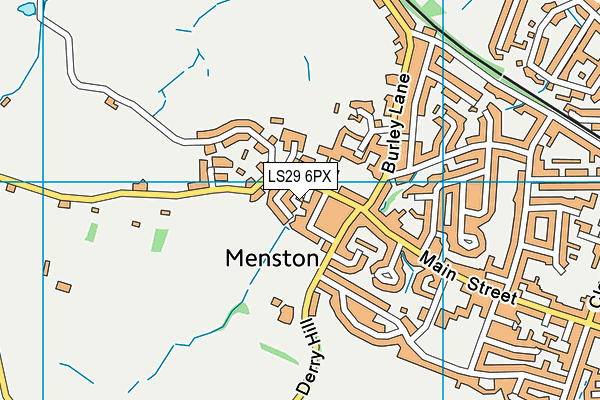 LS29 6PX map - OS VectorMap District (Ordnance Survey)
