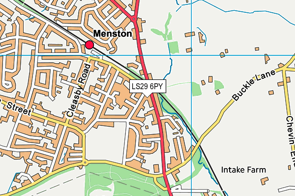 LS29 6PY map - OS VectorMap District (Ordnance Survey)
