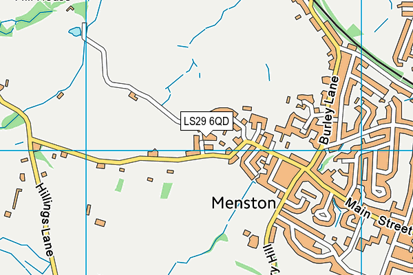 LS29 6QD map - OS VectorMap District (Ordnance Survey)