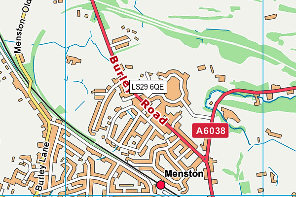 LS29 6QE map - OS VectorMap District (Ordnance Survey)