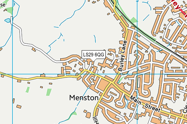 LS29 6QG map - OS VectorMap District (Ordnance Survey)