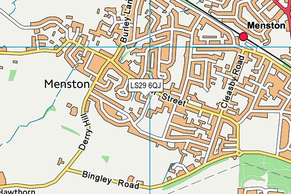 LS29 6QJ map - OS VectorMap District (Ordnance Survey)