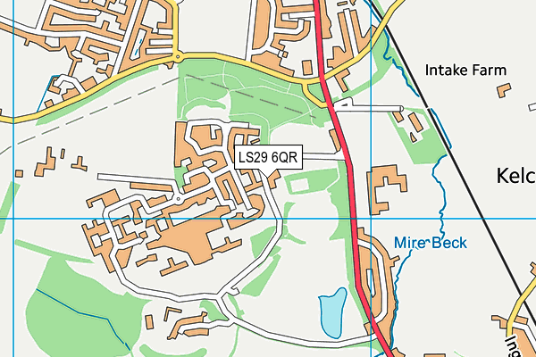 Crompark Cricket Club map (LS29 6QR) - OS VectorMap District (Ordnance Survey)