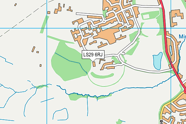 LS29 6RJ map - OS VectorMap District (Ordnance Survey)