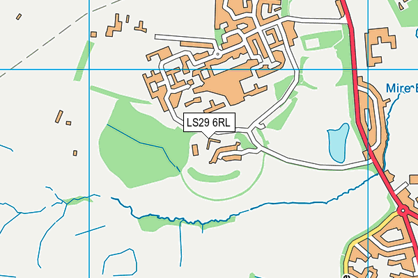 LS29 6RL map - OS VectorMap District (Ordnance Survey)