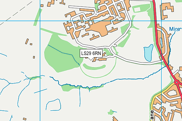 LS29 6RN map - OS VectorMap District (Ordnance Survey)