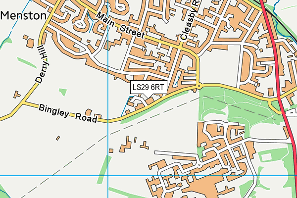 LS29 6RT map - OS VectorMap District (Ordnance Survey)
