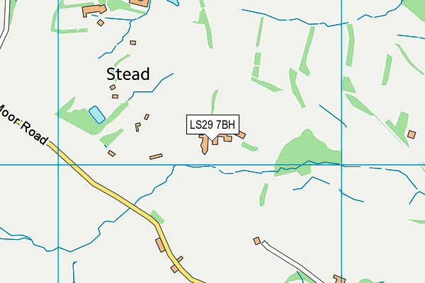 LS29 7BH map - OS VectorMap District (Ordnance Survey)