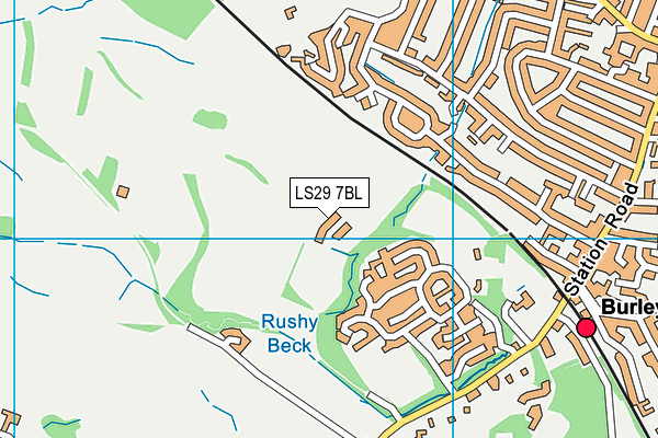 LS29 7BL map - OS VectorMap District (Ordnance Survey)