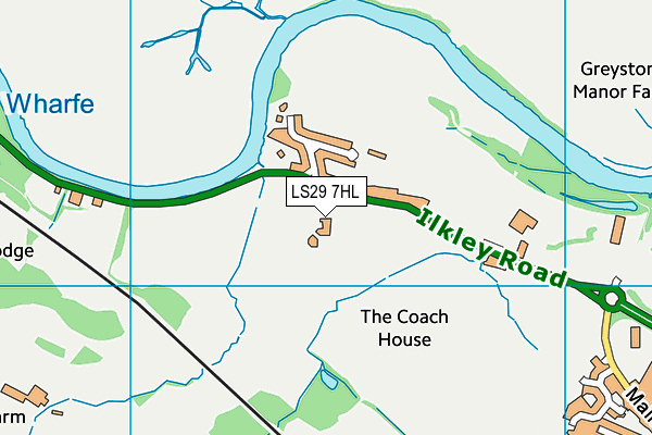 LS29 7HL map - OS VectorMap District (Ordnance Survey)