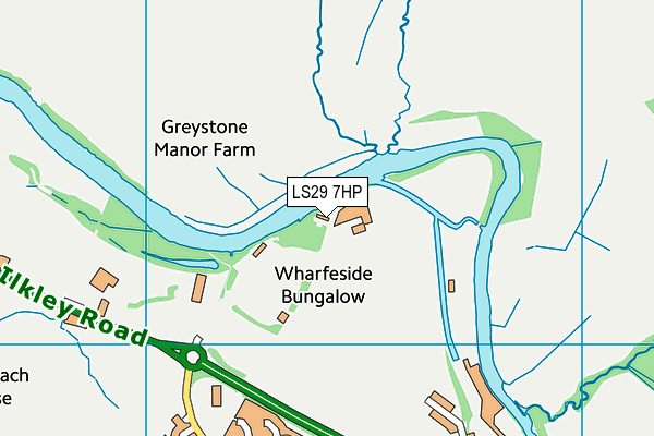 LS29 7HP map - OS VectorMap District (Ordnance Survey)