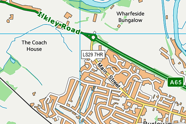 LS29 7HR map - OS VectorMap District (Ordnance Survey)