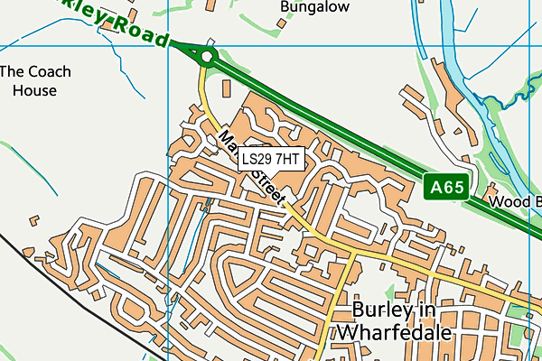 LS29 7HT map - OS VectorMap District (Ordnance Survey)