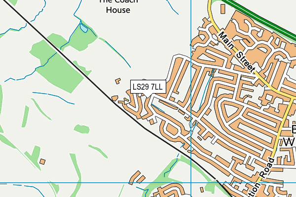 LS29 7LL map - OS VectorMap District (Ordnance Survey)