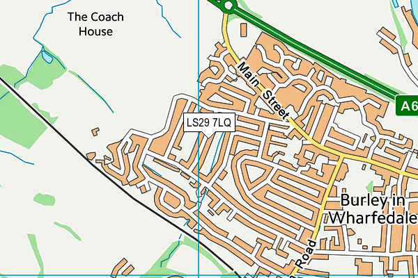 LS29 7LQ map - OS VectorMap District (Ordnance Survey)