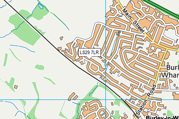 LS29 7LR map - OS VectorMap District (Ordnance Survey)