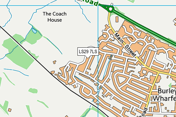 LS29 7LS map - OS VectorMap District (Ordnance Survey)