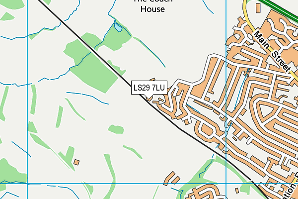 LS29 7LU map - OS VectorMap District (Ordnance Survey)