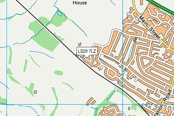 LS29 7LZ map - OS VectorMap District (Ordnance Survey)