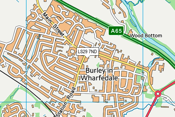 Map of THE ILKLEY TRADING COMPANY LIMITED at district scale