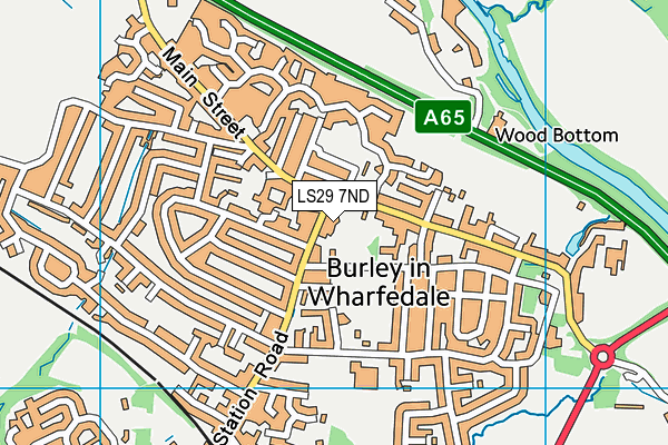 LS29 7ND map - OS VectorMap District (Ordnance Survey)