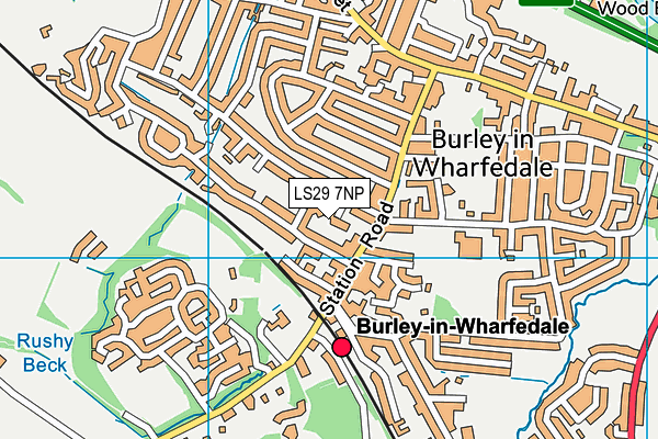 LS29 7NP map - OS VectorMap District (Ordnance Survey)