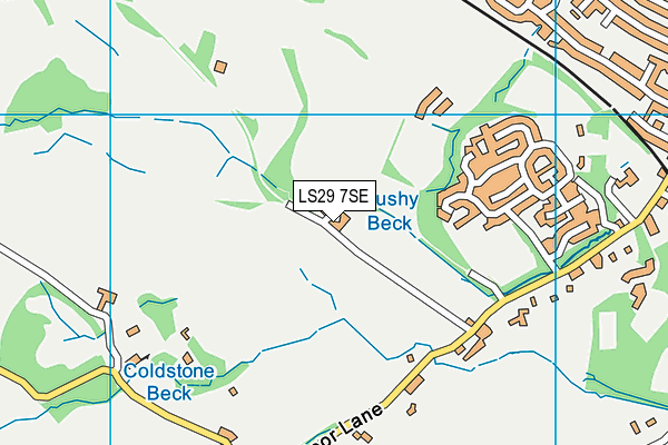 LS29 7SE map - OS VectorMap District (Ordnance Survey)