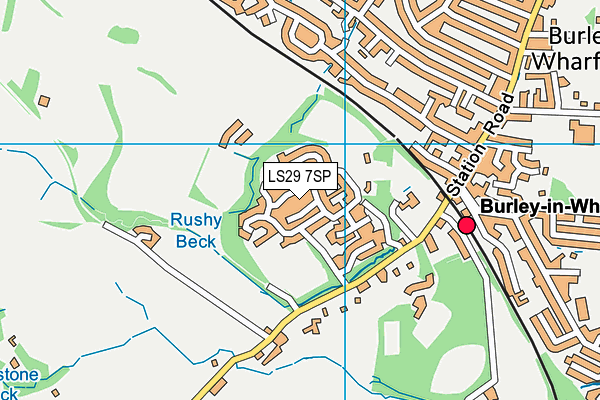 Map of ILKLEY BEAUTY CLINIC LIMITED at district scale
