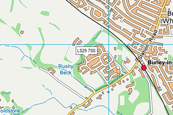 LS29 7SS map - OS VectorMap District (Ordnance Survey)