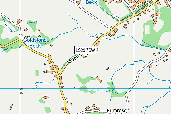 LS29 7SW map - OS VectorMap District (Ordnance Survey)