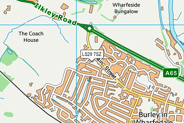 LS29 7SZ map - OS VectorMap District (Ordnance Survey)