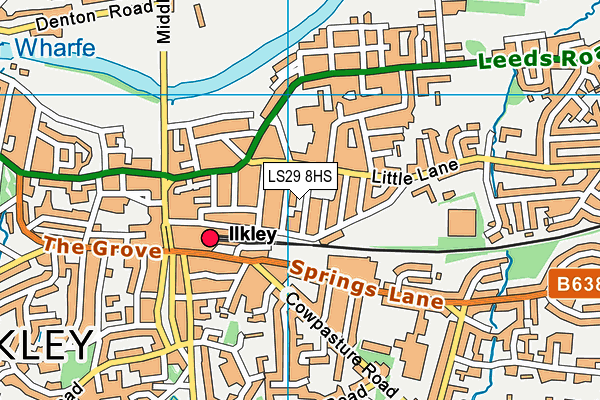 Map of IT'S YOUR MOVE ILKLEY LIMITED at district scale