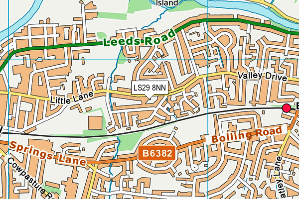 LS29 8NN map - OS VectorMap District (Ordnance Survey)