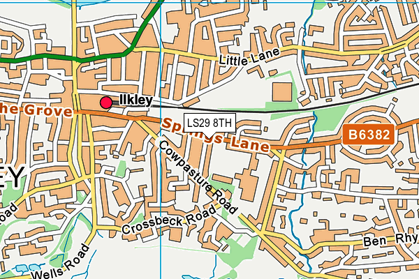 LS29 8TH map - OS VectorMap District (Ordnance Survey)