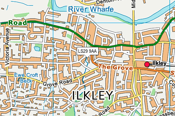Map of ILKLEY MOOR PROPERTIES LIMITED at district scale