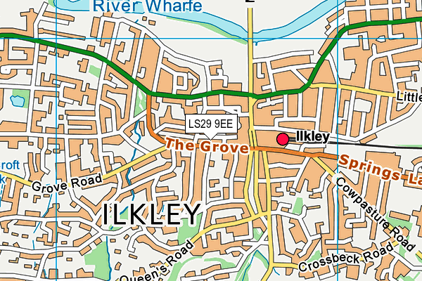 Map of SENSE OF SPACE (ILKLEY) LIMITED at district scale