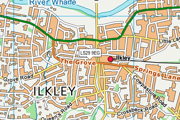 Map of MOUNT PLEASANT MANAGEMENT COMPANY (ILKLEY) LIMITED at district scale