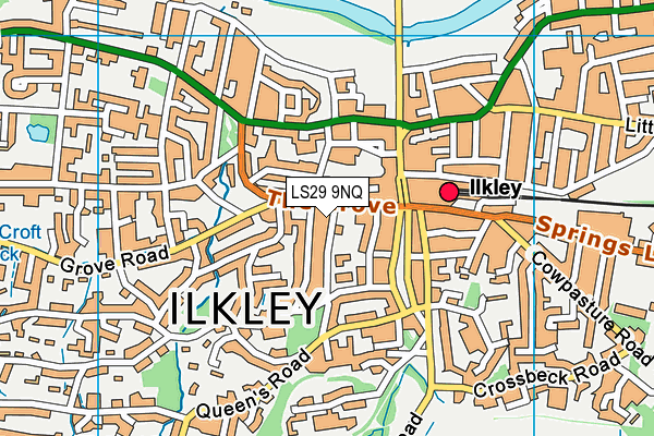 LS29 9NQ map - OS VectorMap District (Ordnance Survey)