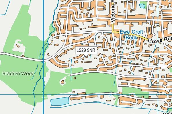 LS29 9NR map - OS VectorMap District (Ordnance Survey)