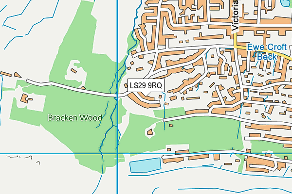 LS29 9RQ map - OS VectorMap District (Ordnance Survey)