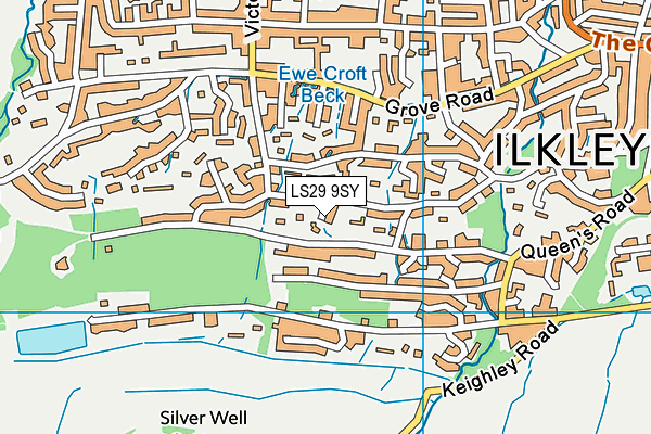 LS29 9SY map - OS VectorMap District (Ordnance Survey)