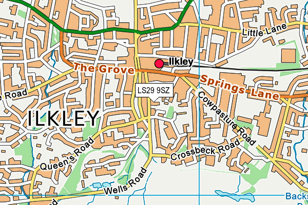 LS29 9SZ map - OS VectorMap District (Ordnance Survey)