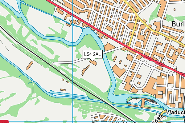 LS4 2AL map - OS VectorMap District (Ordnance Survey)