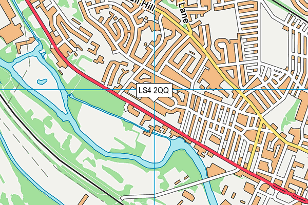 LS4 2QQ map - OS VectorMap District (Ordnance Survey)