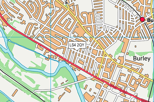 LS4 2QY map - OS VectorMap District (Ordnance Survey)