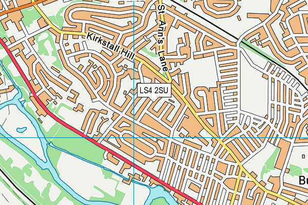 LS4 2SU map - OS VectorMap District (Ordnance Survey)