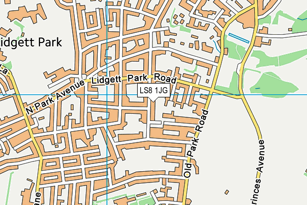 Map of LEEDS HAEMATOLOGY LTD. at district scale