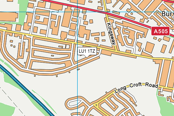 Foxdell Community Education Centre map (LU1 1TZ) - OS VectorMap District (Ordnance Survey)