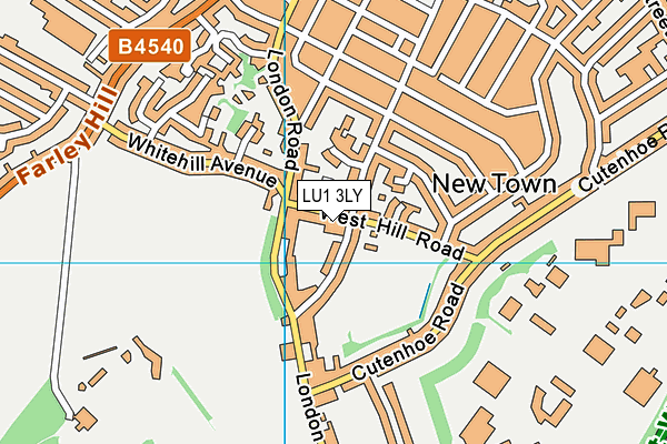Luton Hoo Memorial Park map (LU1 3LY) - OS VectorMap District (Ordnance Survey)