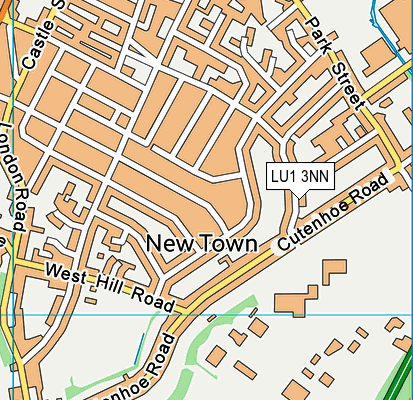 LU1 3NN map - OS VectorMap District (Ordnance Survey)